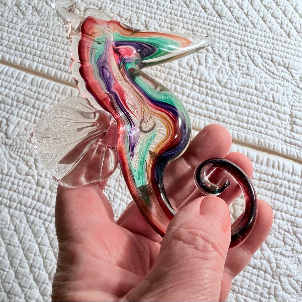 Blown Glass Seahorse 3